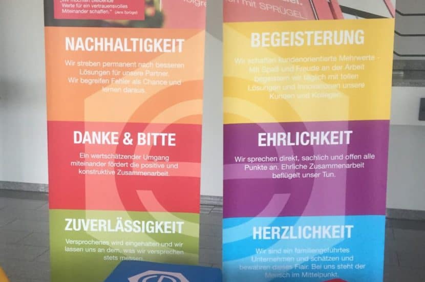 Mehr Umsatz durch Beziehung: Der Wertekatalog ist das Gerüst.